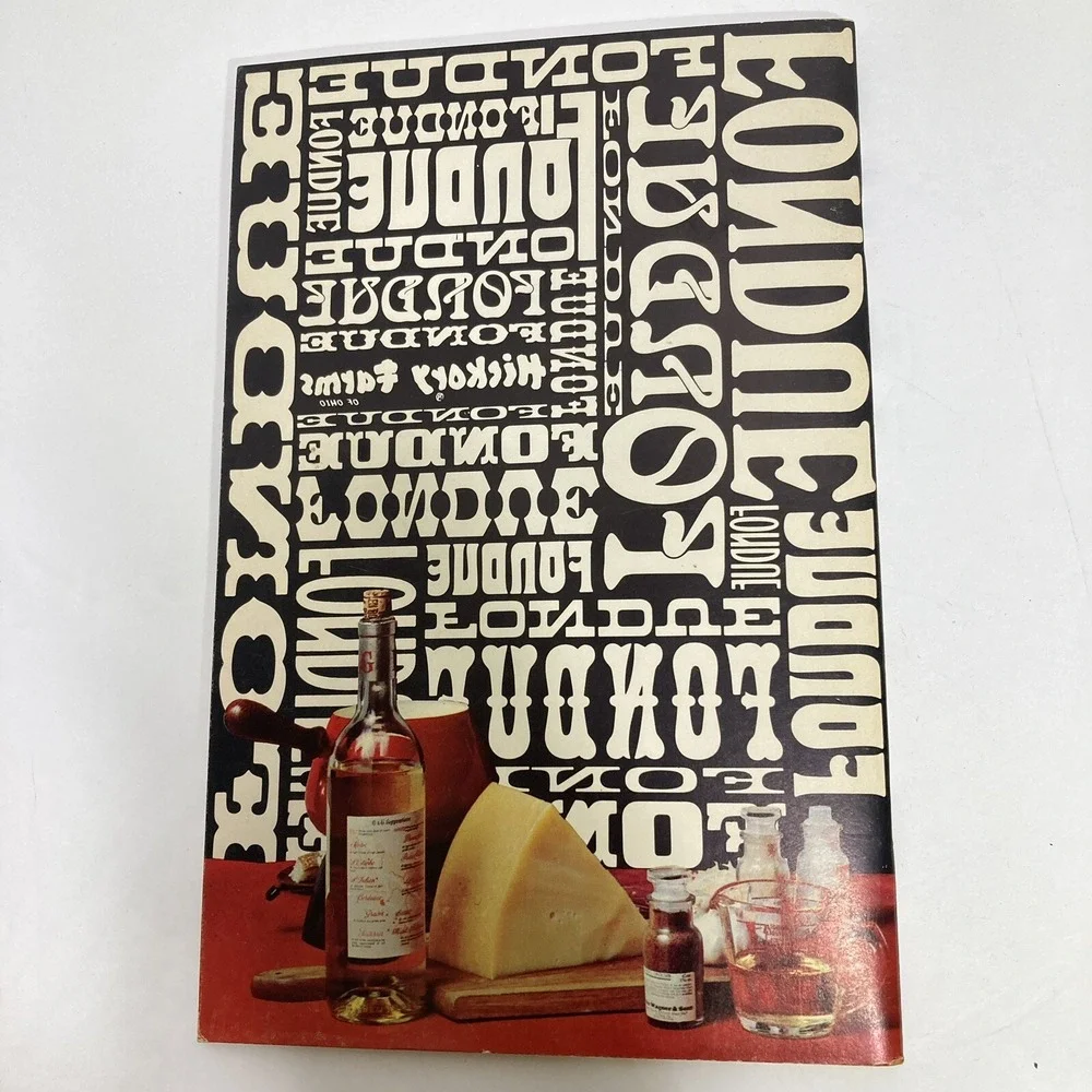 Lot‎ of 3 Vintage 70's FONDUE Books Cheese Beef Fish  Recipes Cookbooks Parties